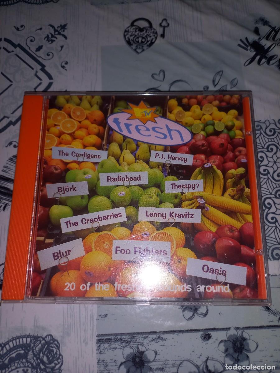 CDs de M&uacute;sica: MTV FRESH 1995 UK CD BLUR The Cranberries WEEZER Foo Fighters OASIS Radiohead