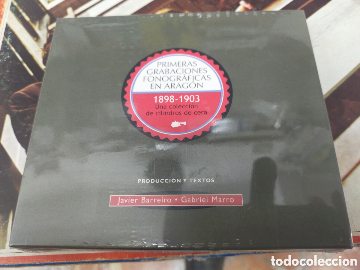 CDs de M&uacute;sica: Primeras grabaciones fonogr&aacute;ficas en Arag&oacute;n 1898 - 1903 CD + libreto precintado
