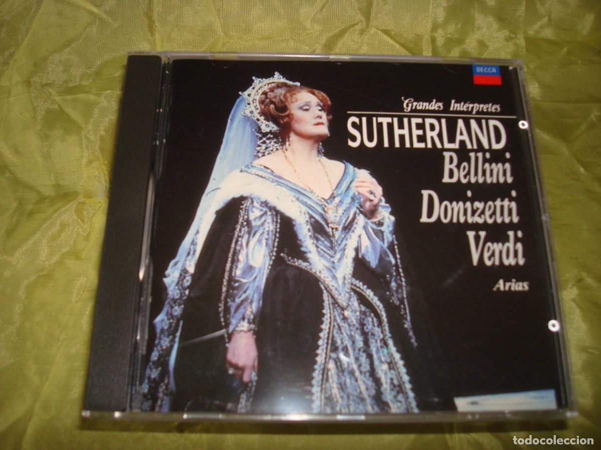 CDs de M&uacute;sica: SUTHERLAND. BELLINI / DONIZETTI / VERDI. GRANDES INTERPRETES. CD. IMPECABLE(#)