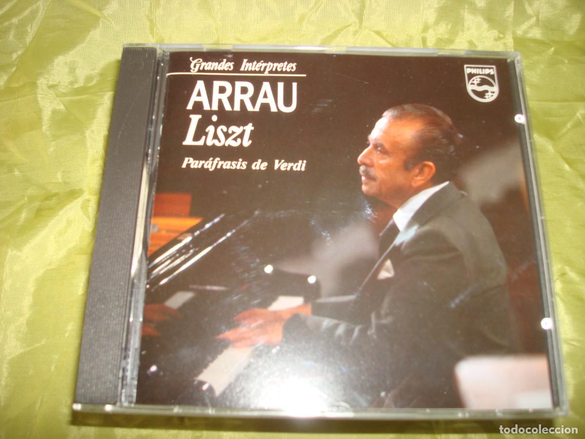 CDs de M&uacute;sica: ARRAU. LISZT. PARAFRASIS DE VERDI. GRANDES INTERPRETES. CD. IMPECABLE