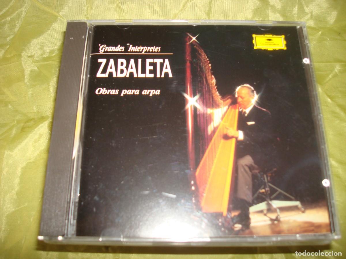 CDs de M&uacute;sica: ZABALETA. OBRAS PARA ARPA. GRANDES INTERPRETES. CD. IMPECABLE(#)