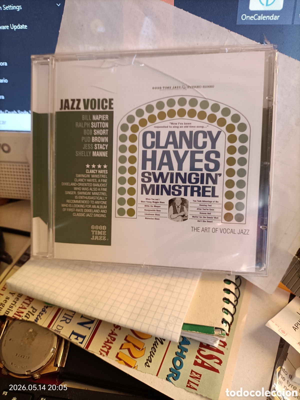 CDs de M&uacute;sica: Clancy Hayes swingin'minstrel--cd jazz voice- precintado