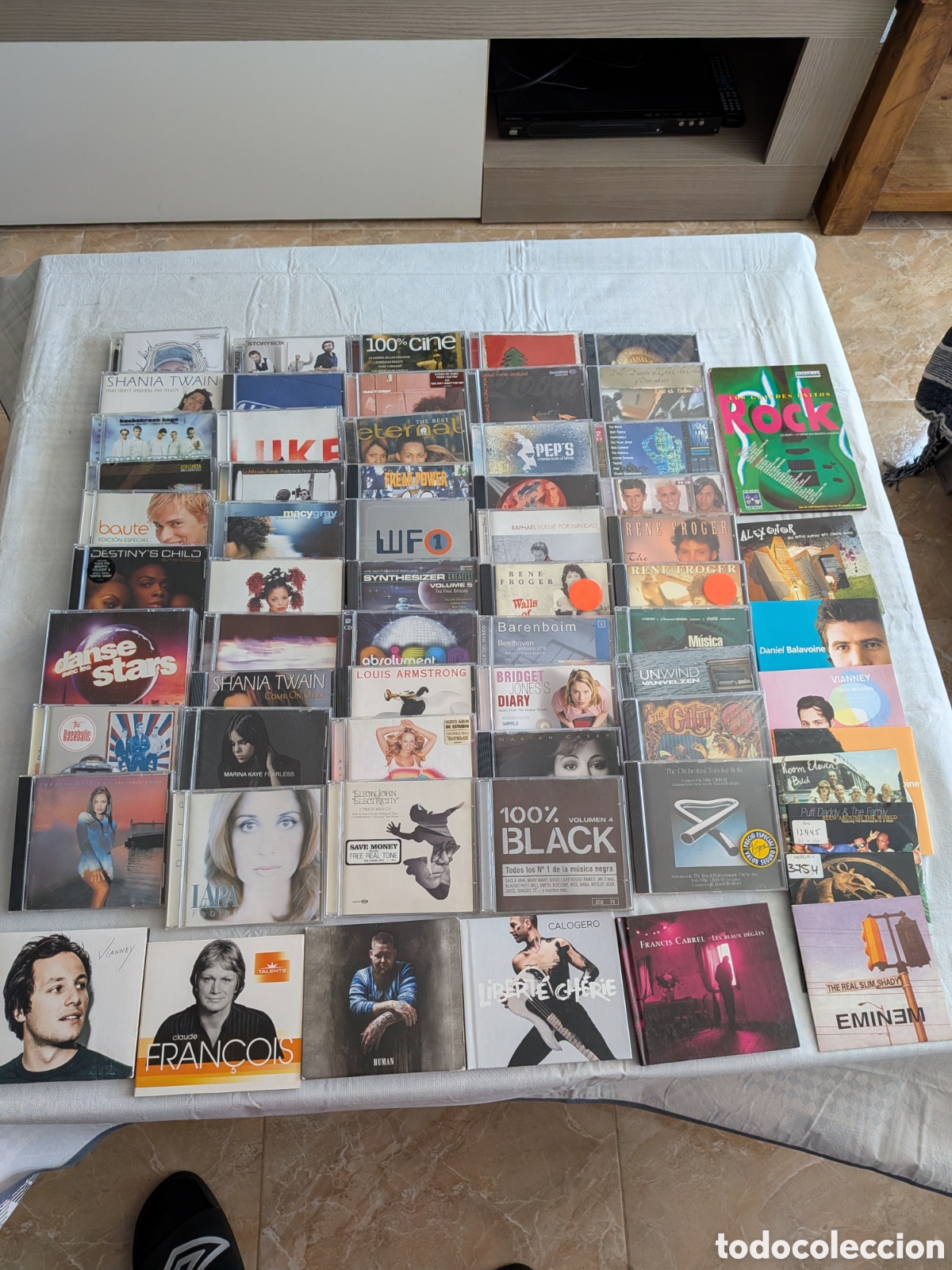 CD de M&uacute;sica: Lote 63 CDs originales M&uacute;sica Pop Rock Rap Internacional