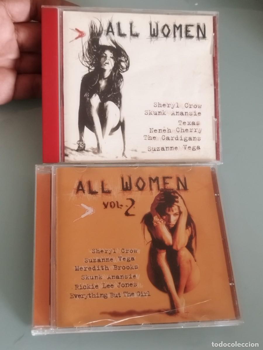 CDs de M&uacute;sica: 2 CDs Various &ndash; All Women Vol. 1 y 2.