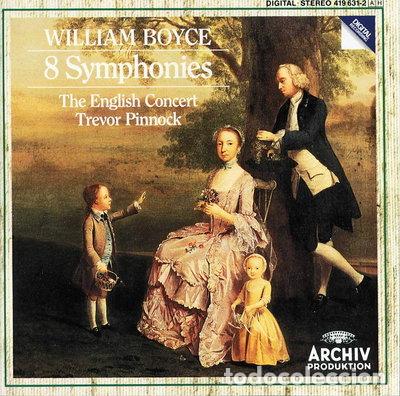 CDs de M&uacute;sica: William Boyce: 8 Symphonies- 0028941963123