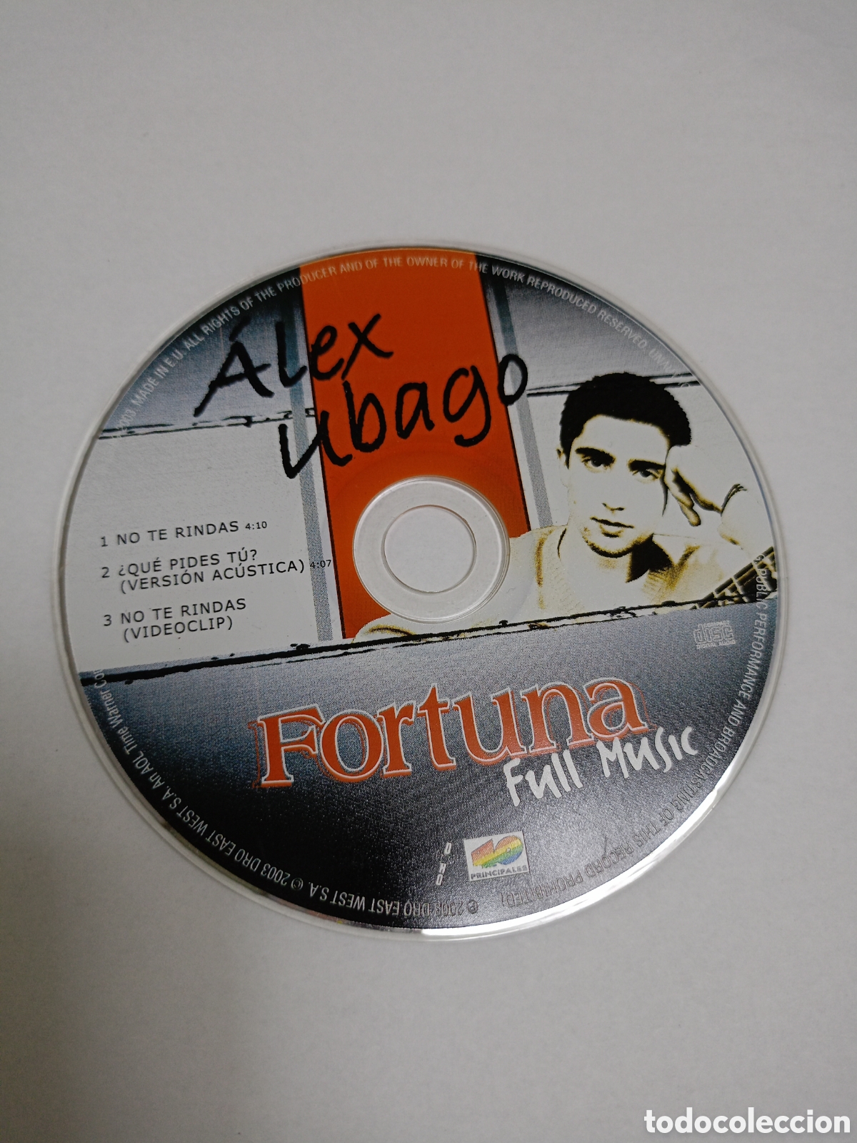 CD di Musica: ALEX UBAGO - FORTUNA FULL MUSIC CD SINGLE PROMO