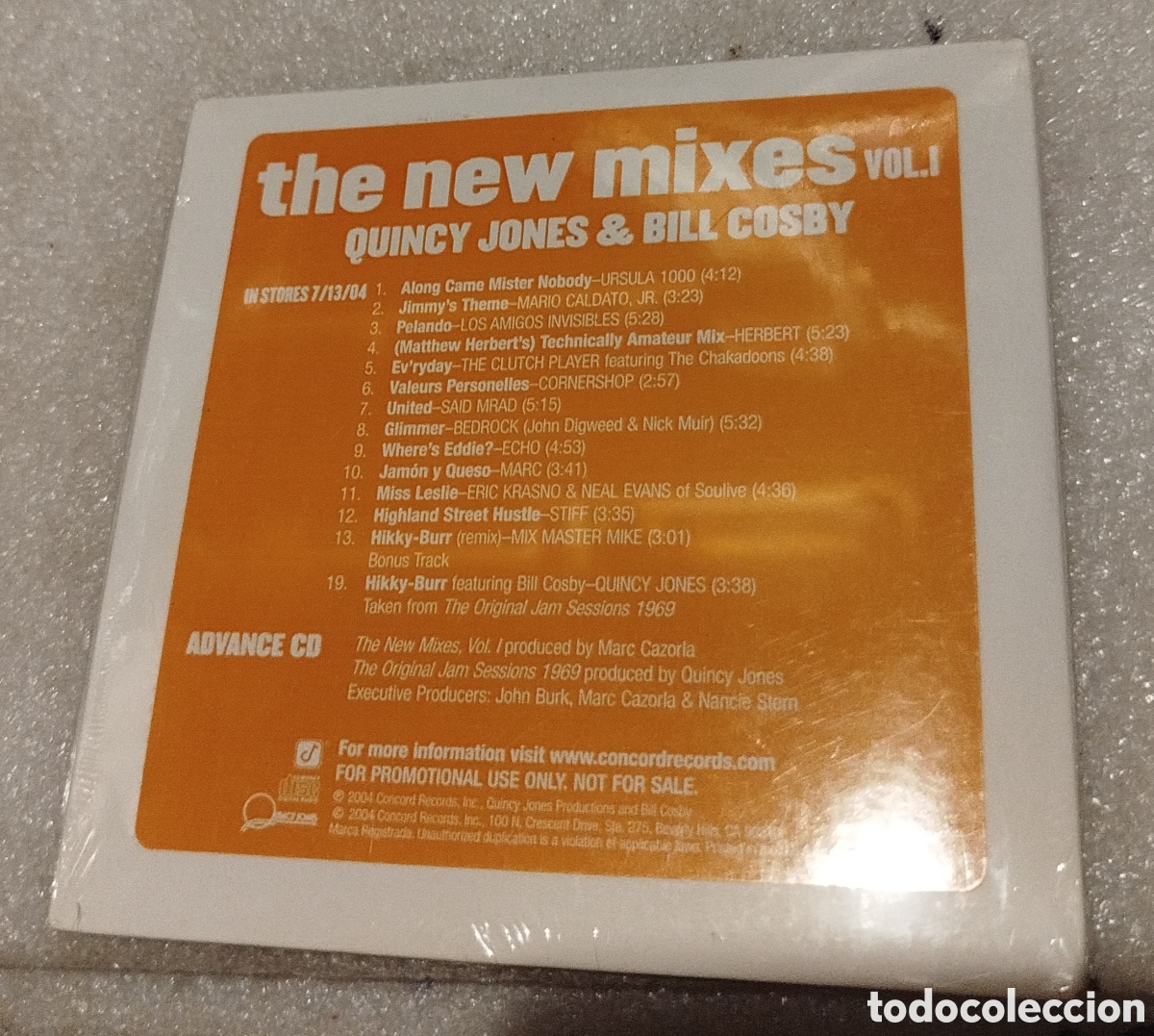 CDs de M&uacute;sica: The new mixes vol. 1. Quincy Jones & Bill Crosby. SIN ABRIR