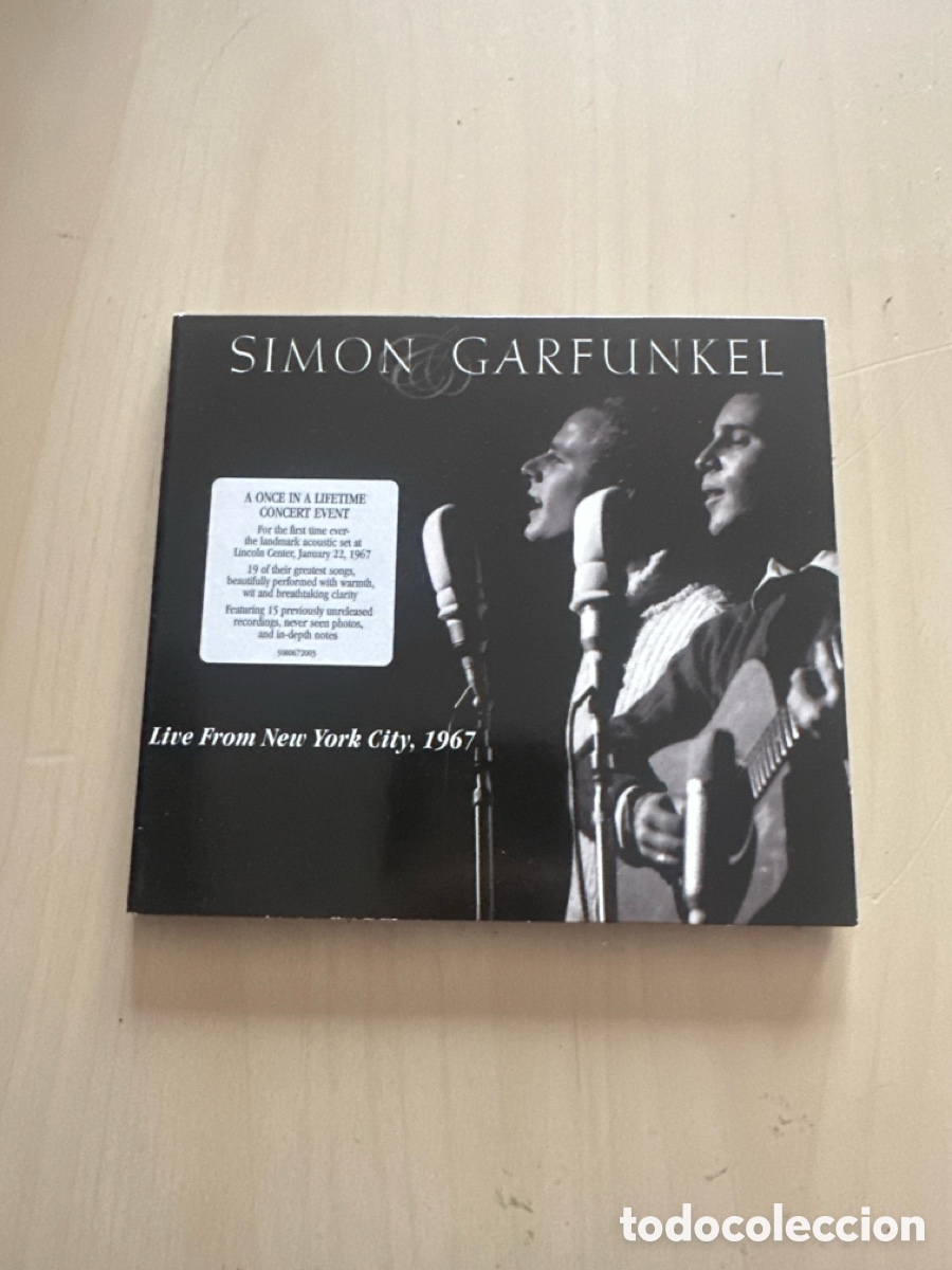 CDs de M&uacute;sica: Acd84 simon garfunkel live from New York city 1967 CD segunda mano