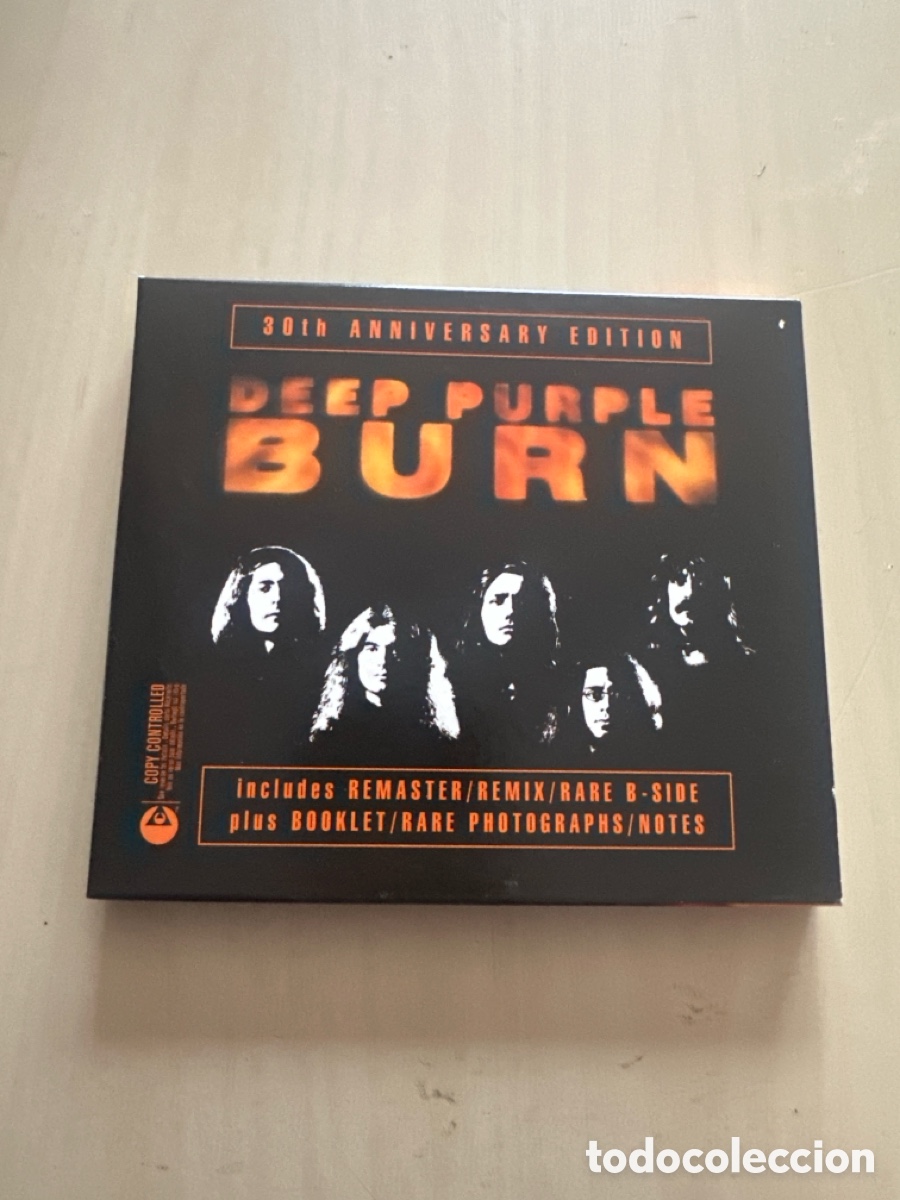 CDs de M&uacute;sica: Acd84 deep purple burn remastered CD segunda mano