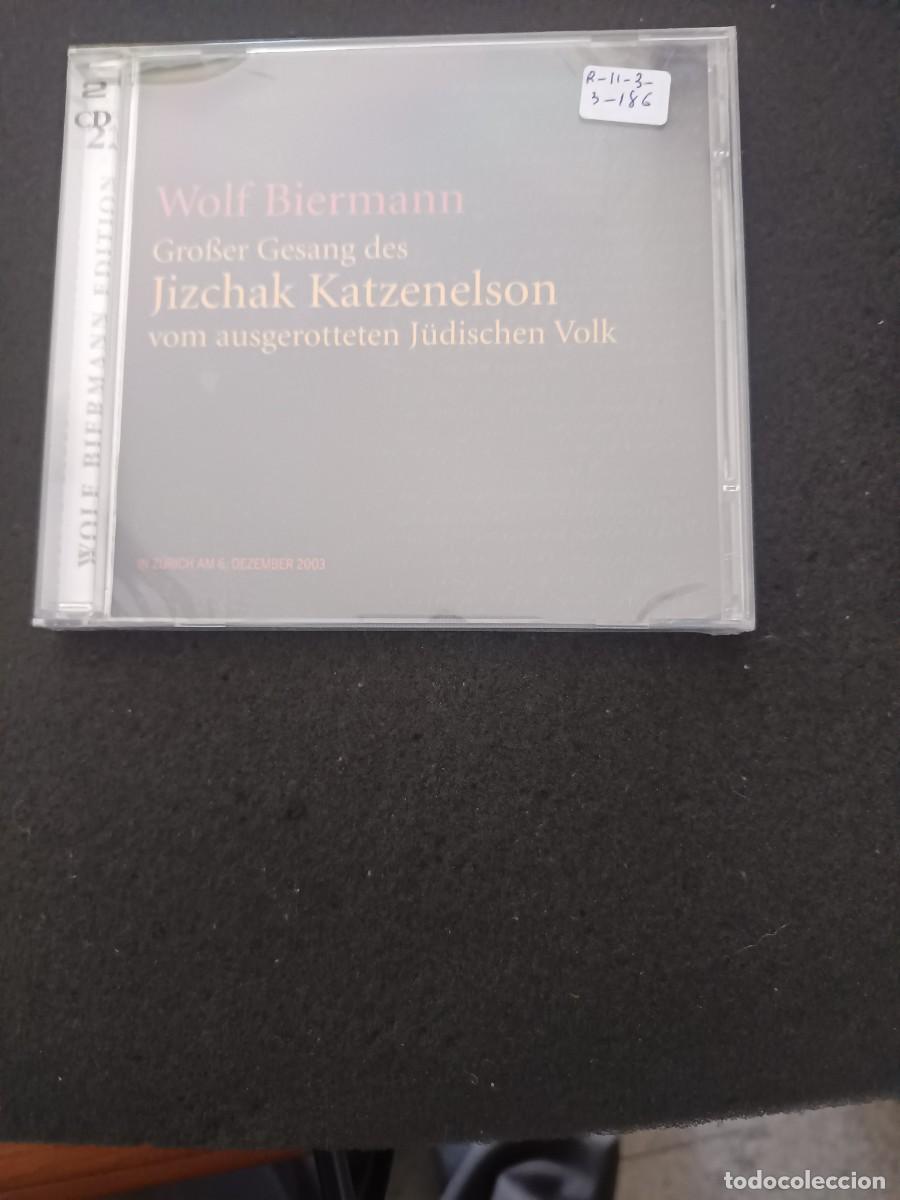 CDs de M&uacute;sica: 2 CD. WOLF BIERMANN. GROSSER GESANG DES JIZCHAK KATZENELSON VOM AUSGEROTTETEN J&Uuml;DISCHEN VOLK