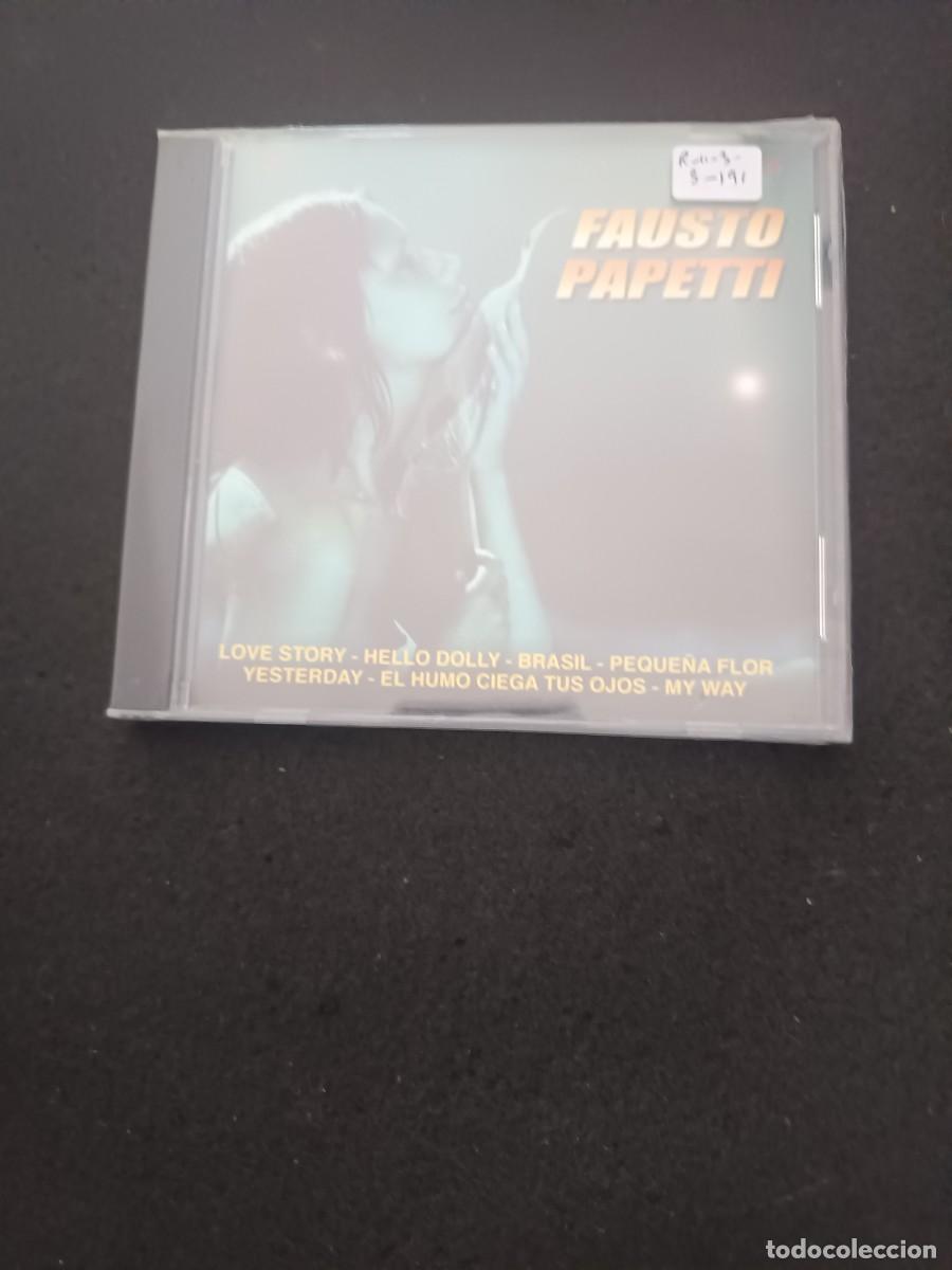 CDs de M&uacute;sica: FAUSTO PAPETTI: LOVE STORY, HELLO DOLLY, BRASIL, PEQUE&Ntilde;A FLOR, YESTERDEAY, EL HUMO CIEGA TUS OJOS