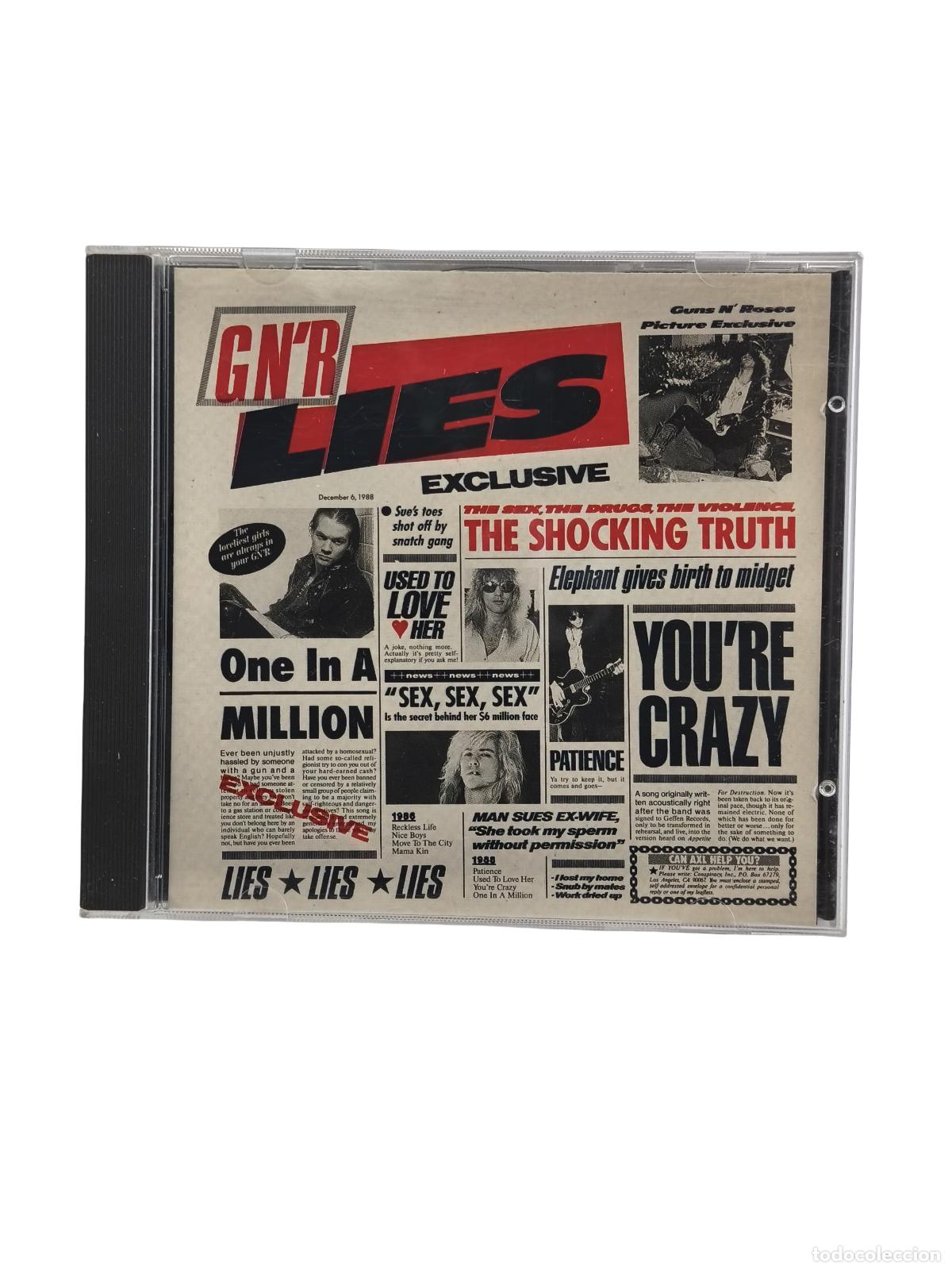 CDs de M&uacute;sica: GUNS N' ROSES - GN'R LIES