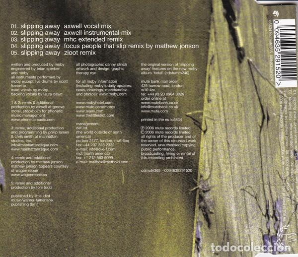 CDs de m&uacute;sica: Moby - Slipping away (CD sinle) - Foto 2