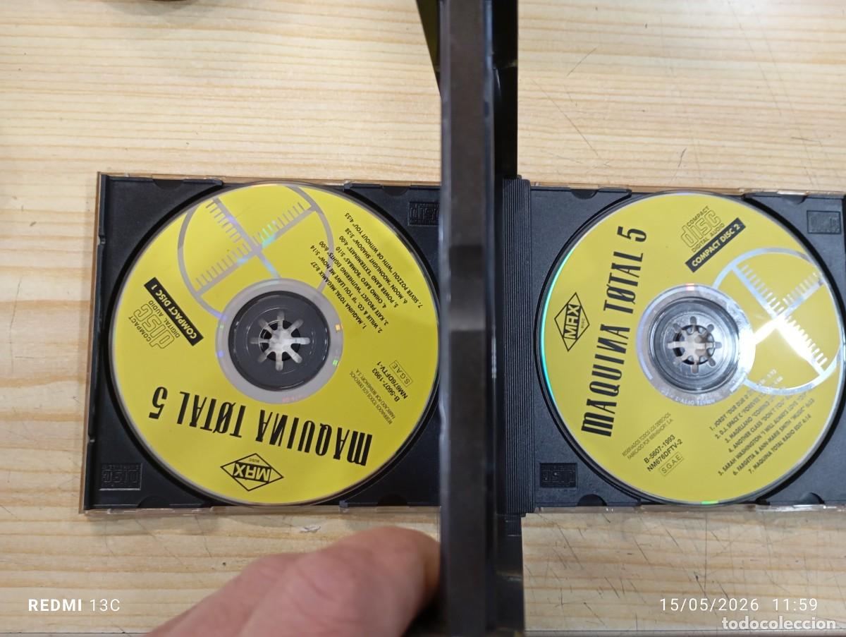 CDs de m&uacute;sica: Doble Cd - maquina Total 5 1993 - Foto 4