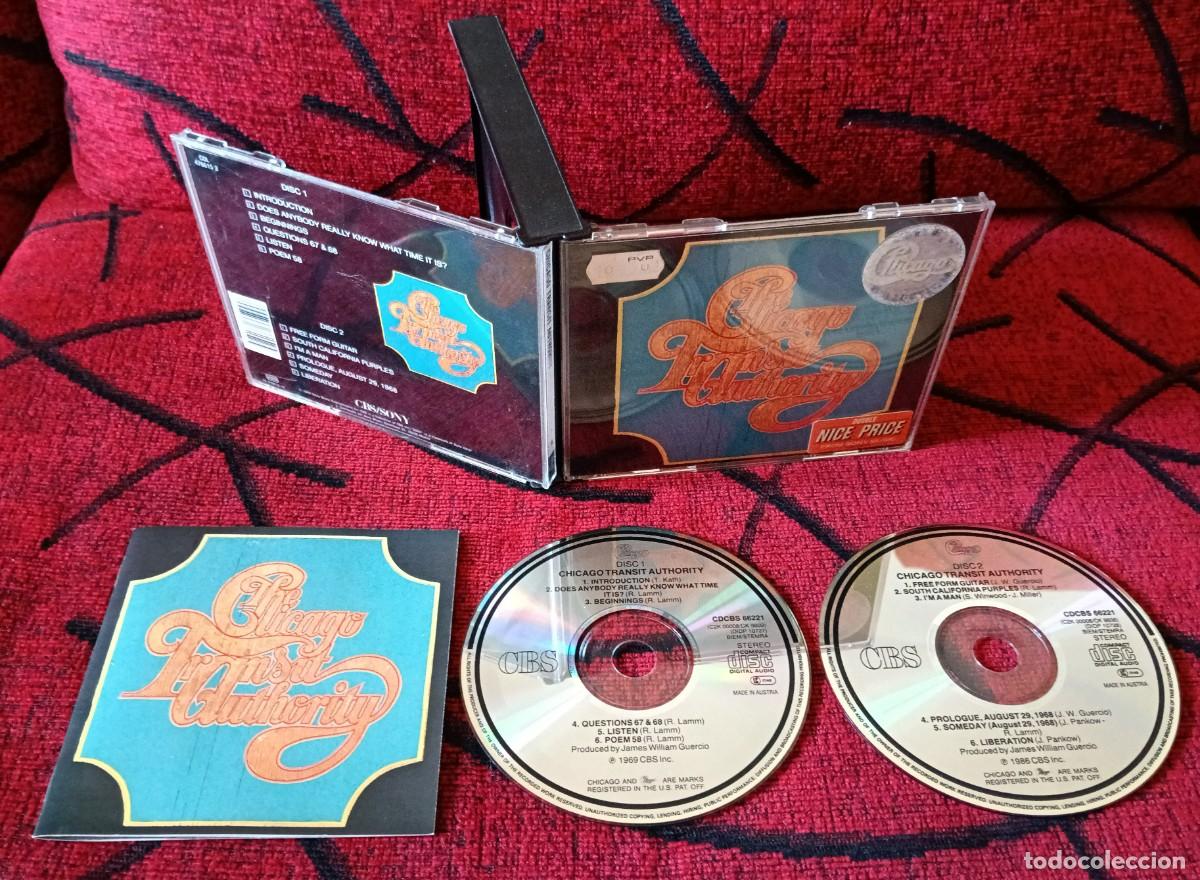 CDs de m&uacute;sica: CHICAGO ** Chicago Transit Authority ** DOBLE CD REEDICION 1986 - Foto 1