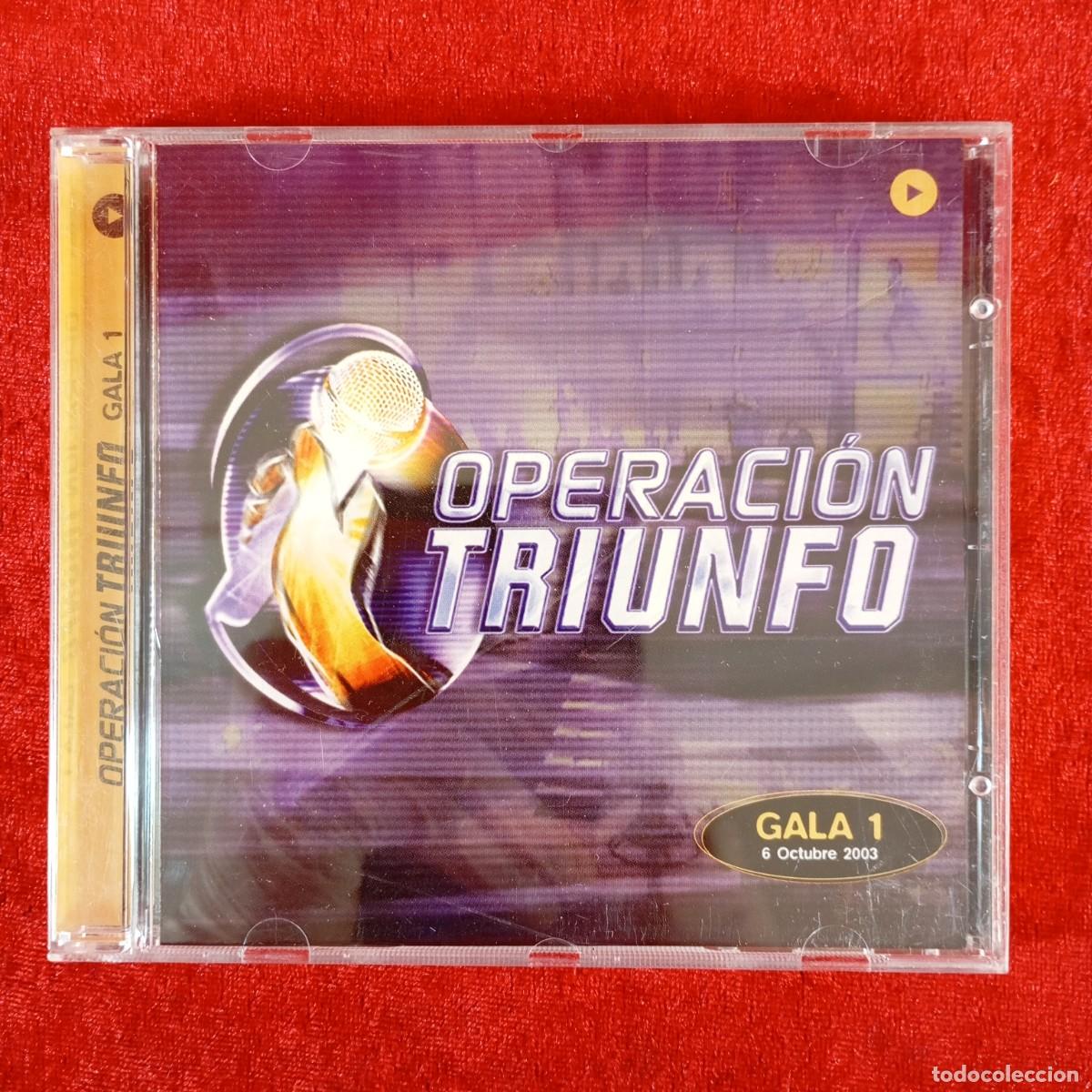 CDs de M&uacute;sica: OPERACI&Oacute;N TRIUNFO - GALA 1 - 2003 - VLCDMX 1509-4 - VALE MUSIC / 3469