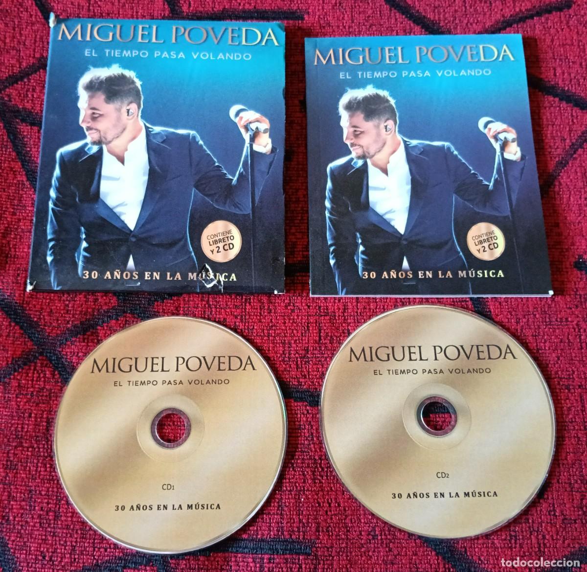 CDs de M&uacute;sica: MIGUEL POVEDA **El Tiempo Pasa Volando (30 A&ntilde;os En La M&uacute;sica)** CD DOBLE 2018