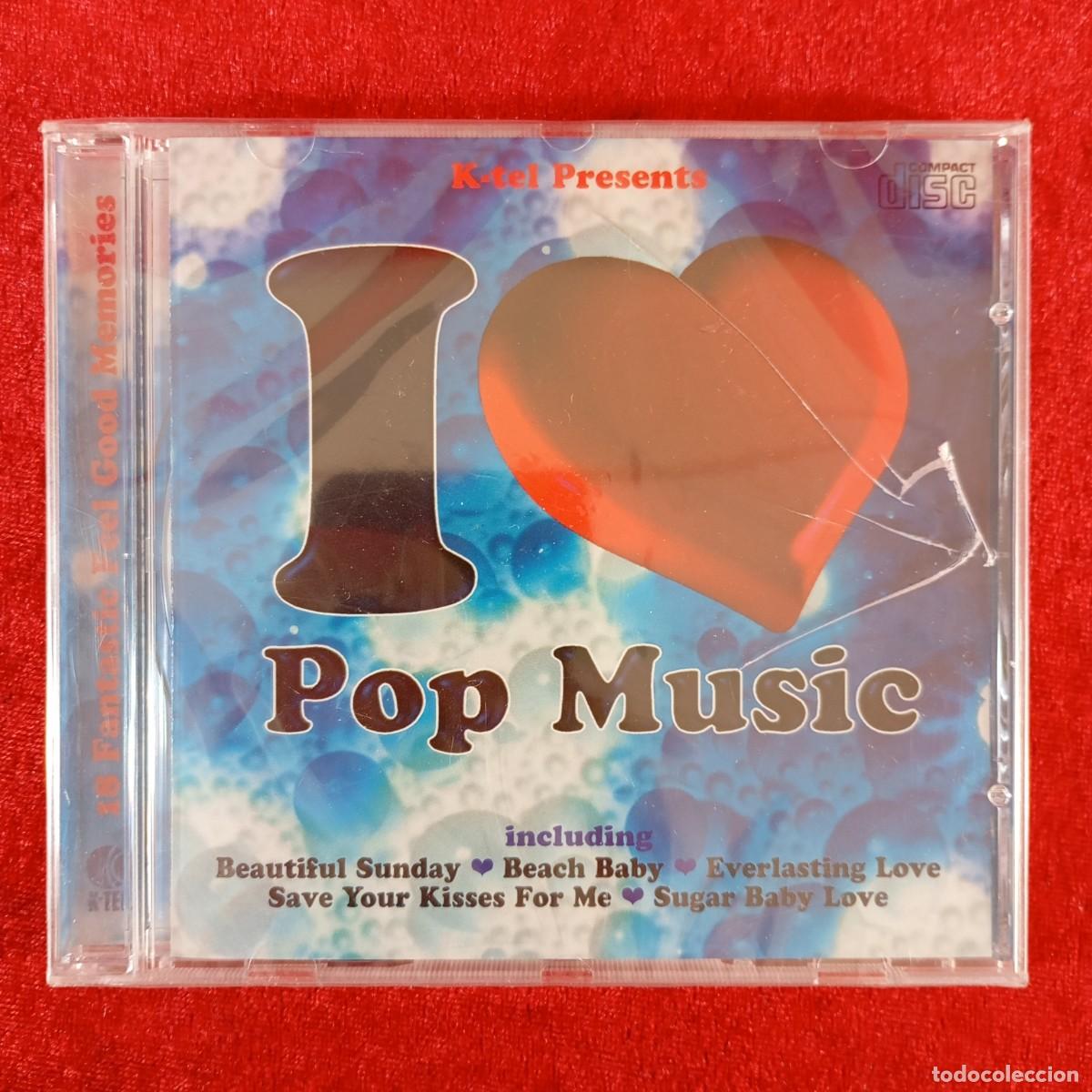 CDs de M&uacute;sica: I LOVE POP MUSIC - VARIOS ARTISTAS - K-TEL - ECD 3782 / 3474