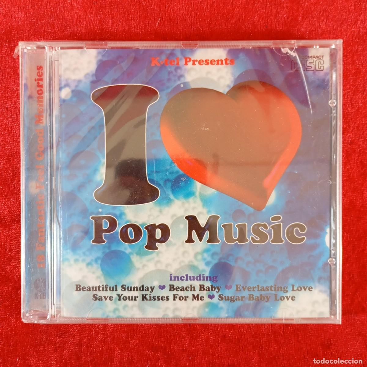 CDs de M&uacute;sica: I LOVE POP MUSIC - VARIOS ARTISTAS - K-TEL - ECD 3782 / 3476