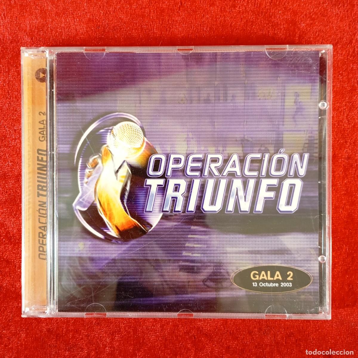 CDs de M&uacute;sica: OPERACI&Oacute;N TRIUNFO - GALA 2 - 2003 - VLCDMX 1510-04 - VALE MUSIC / 3477