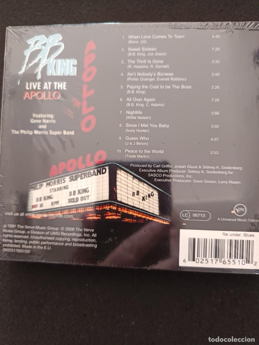 CDs de m&uacute;sica: B B KING LIVE AT THE APOLLO - Foto 2