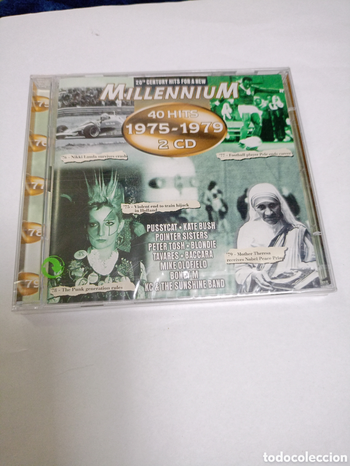 CD de M&uacute;sica: MILLENNIUM - 1975 - 1979 - 20TH CENTURY HITS FOR A NEW - CD DOBLE 1998 - VARIOS Precintado