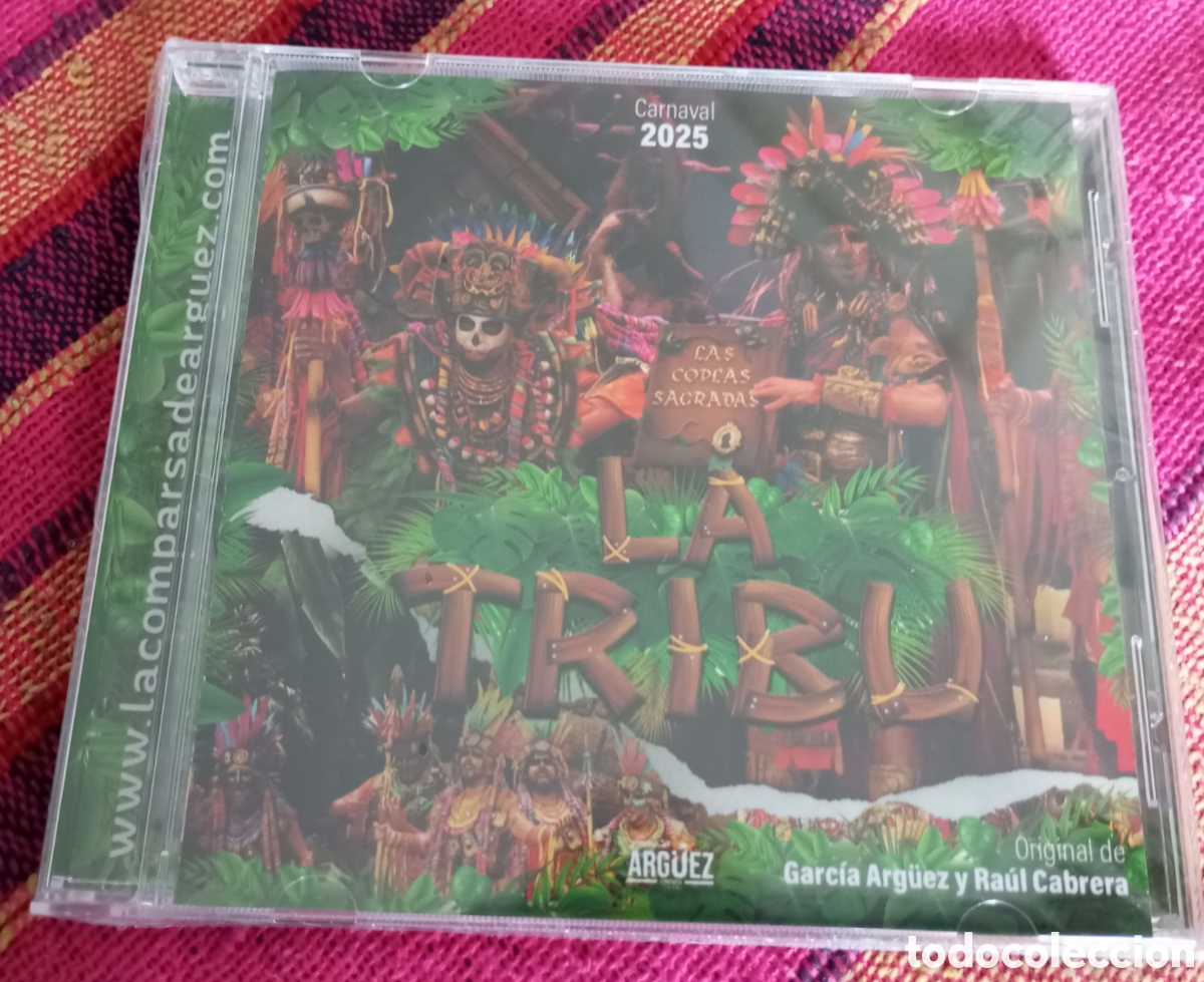CDs de M&uacute;sica: Carnaval de C&aacute;diz CD comparsa La tribu Garc&iacute;a Arguez.2025 nuevo con precinto