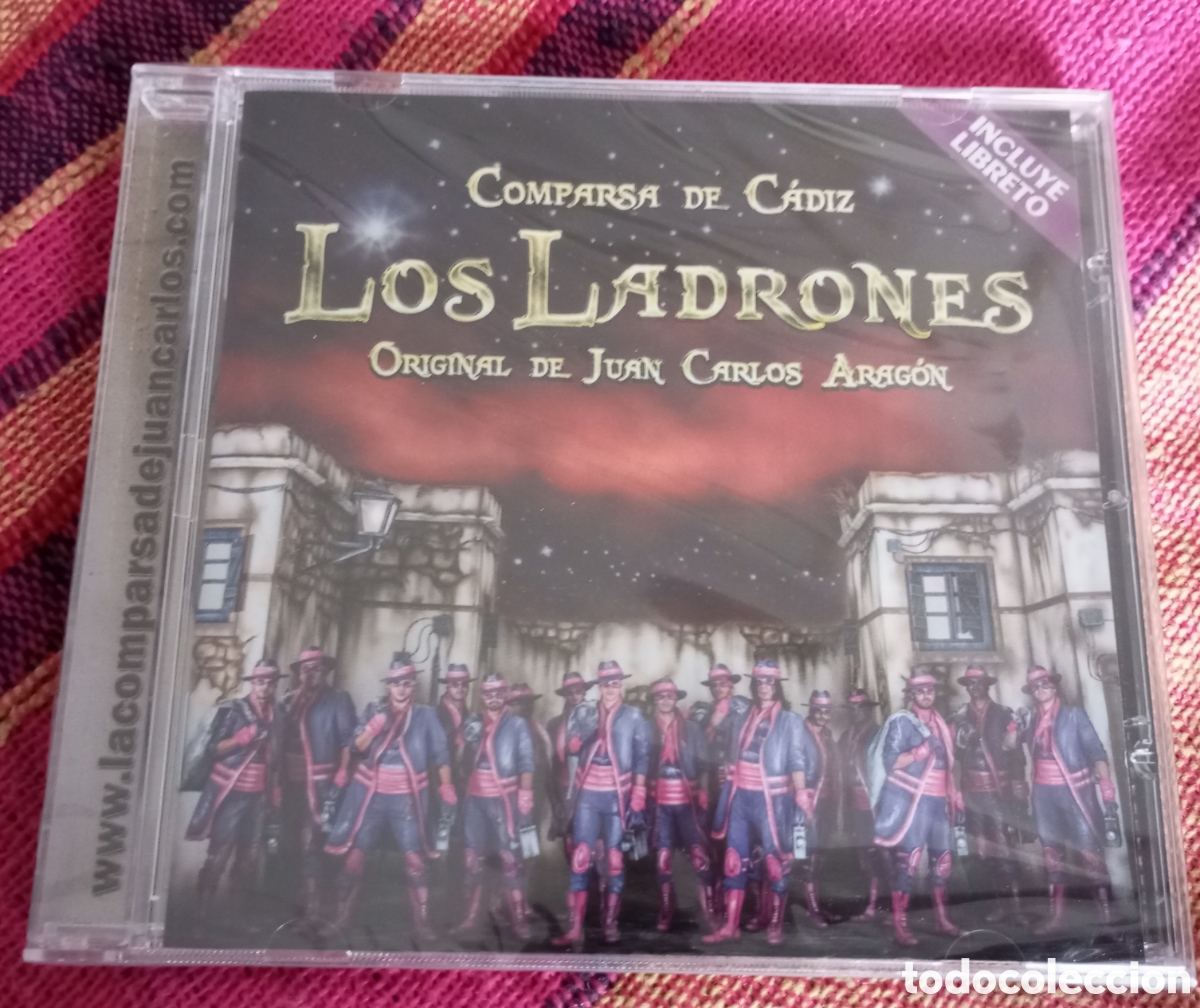 CDs de M&uacute;sica: Carnaval de C&aacute;diz CD comparsa de C&aacute;diz los ladrones de Juan Carlos Arag&oacute;n nuevo con precinto