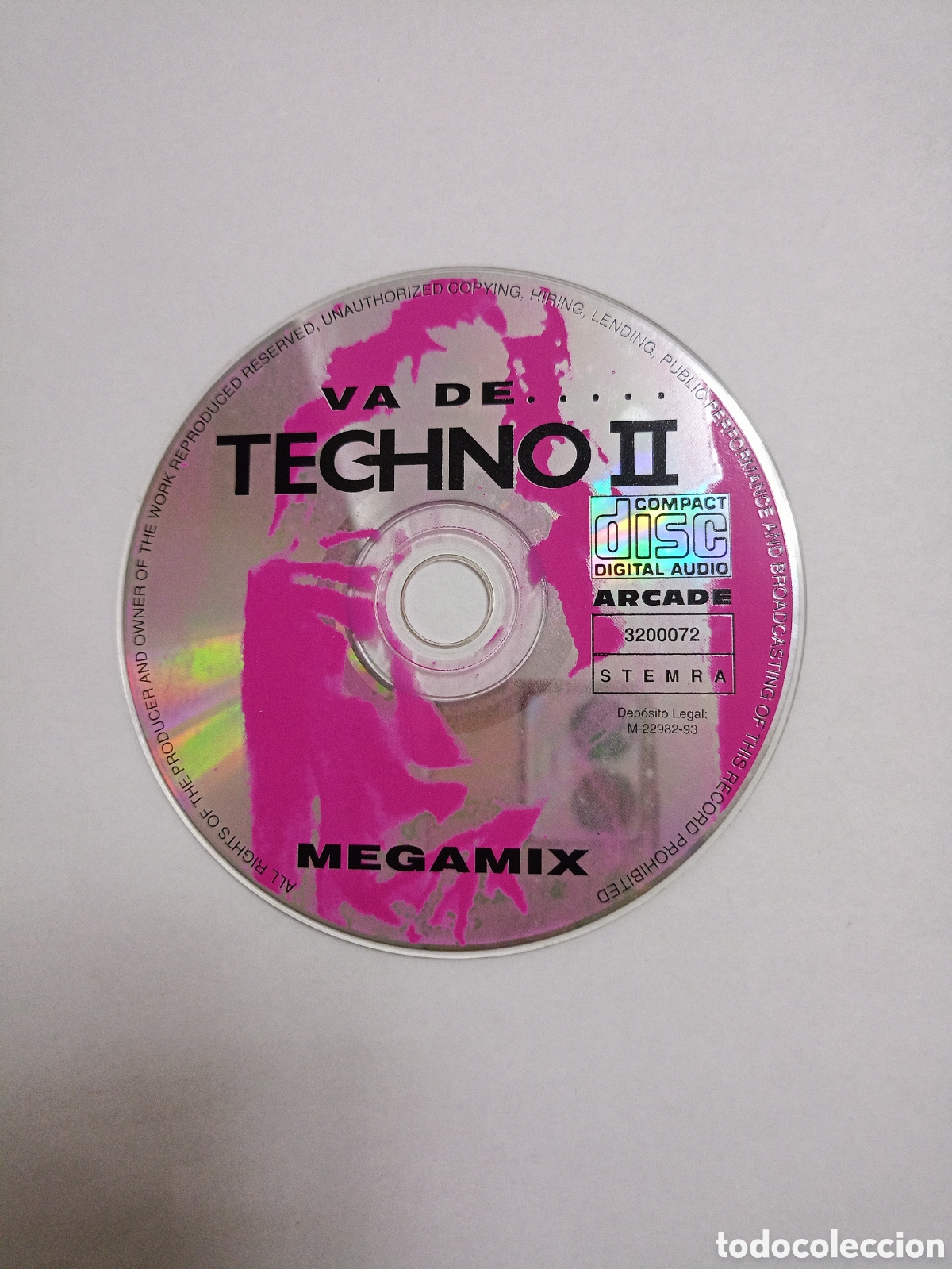 CDs de m&uacute;sica: VA DE TECHNO II solo cd - Foto 1