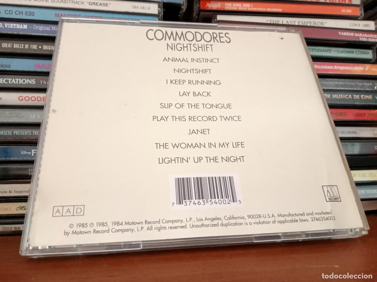 CDs de m&uacute;sica: Commodores &ndash; Nightshift - CD - Foto 2