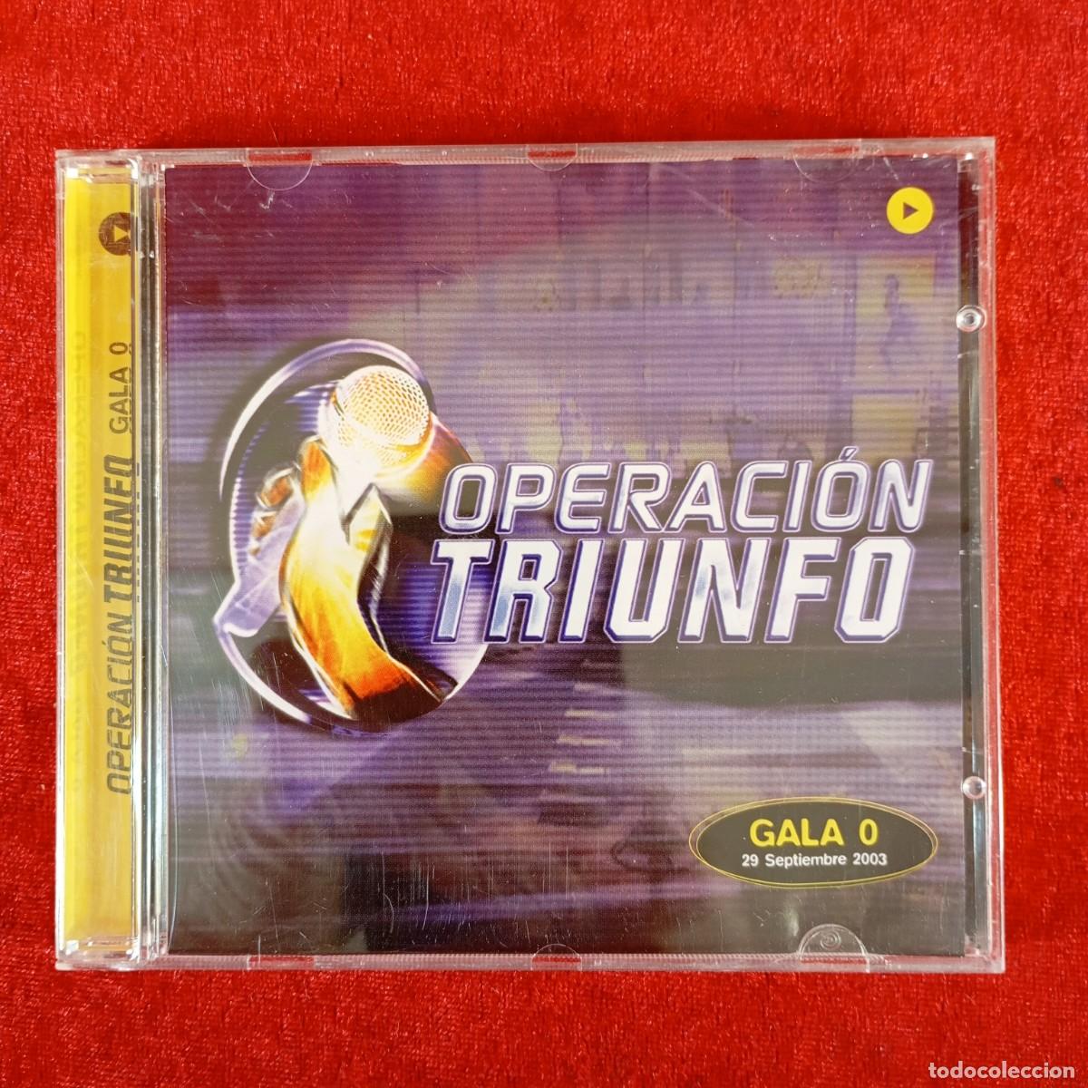 CDs de M&uacute;sica: OPERACI&Oacute;N TRIUNFO - GALA 0 - 2003 - VALE MUSIC - VLCDMX 1509-4 / 3496