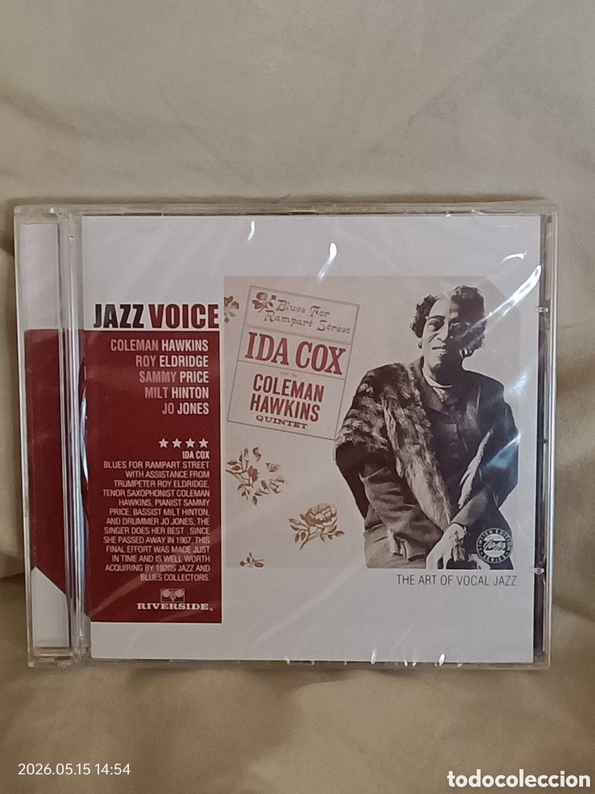 Music CDs: Ida cox blues for rampart street--cd jazz voice- precintado