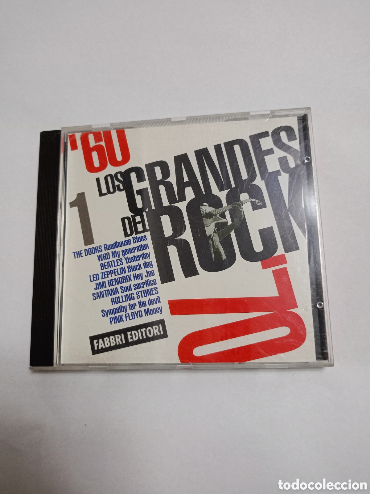 CD de M&uacute;sica: CD LOS GRANDES DEL ROCK. GUITARS. ERIC CLAPTON. JEFF BECK. JIMI HENDRIX. CARLOS SANTANA....