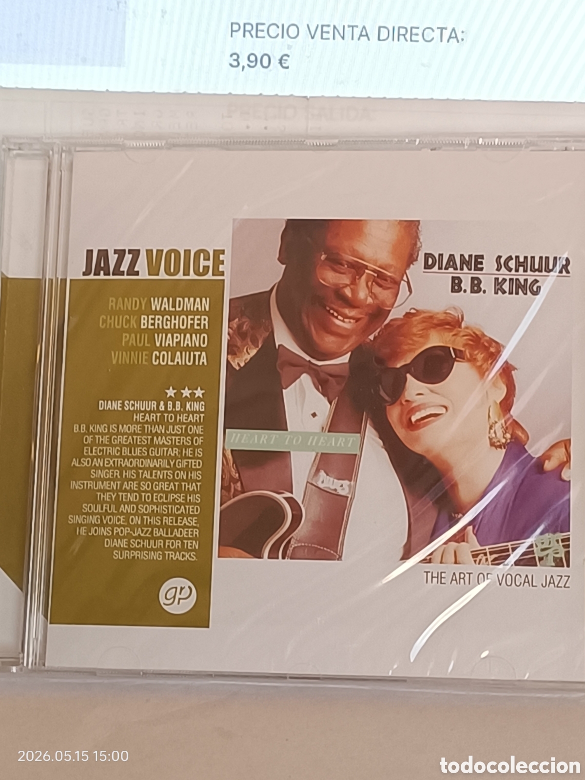 CD di Musica: Diane schuur y b b. King heart to heart--cd jazz voice- precintado