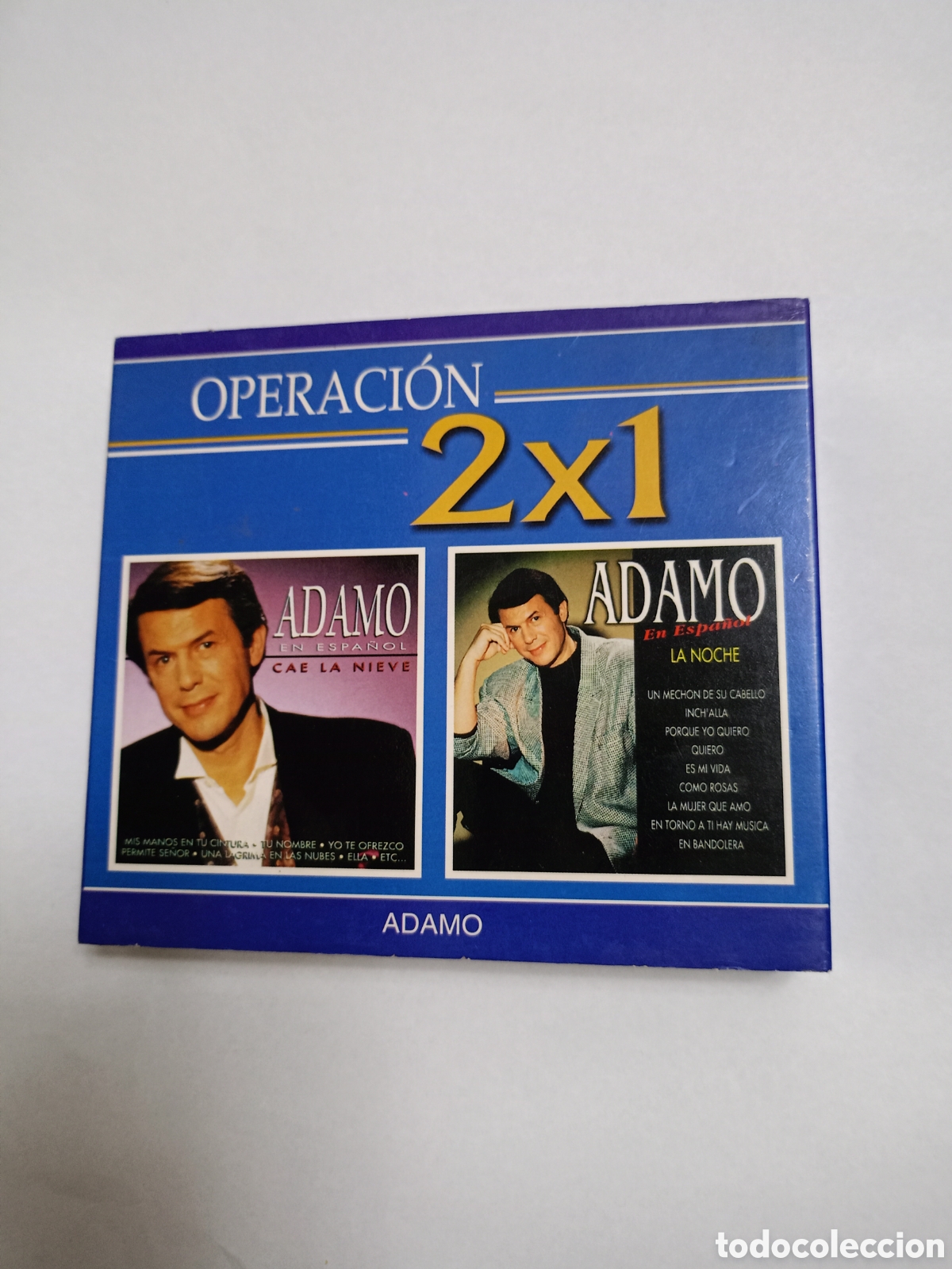 CD di Musica: 2 CDs de Salvatore Adamo 2x1&rdquo;grandes &eacute;xitos cantados en espa&ntilde;o