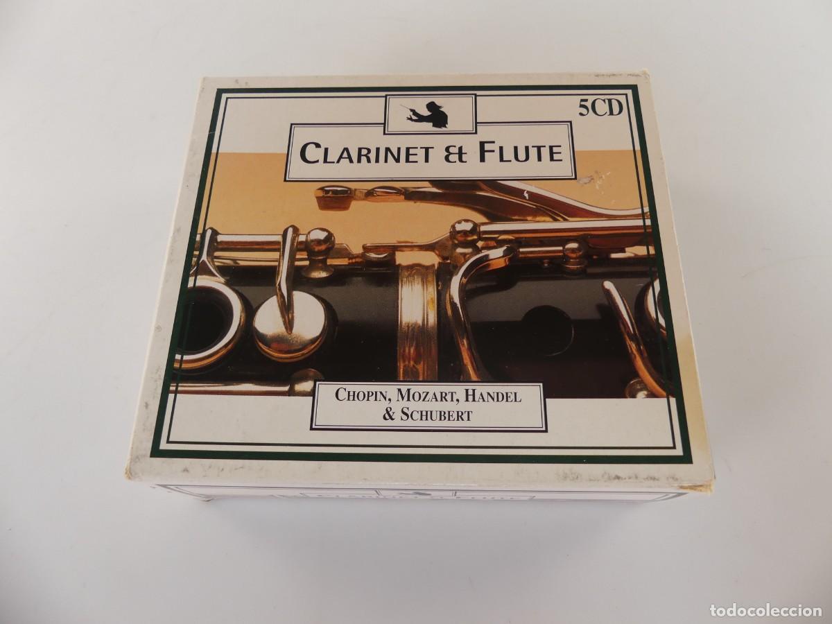 CDs de Musique: BOX DE 5 CD&rsquo;S CLARINET ET FLUTE -CHOPIN.MOZART,HANDEL & SCHUBERT