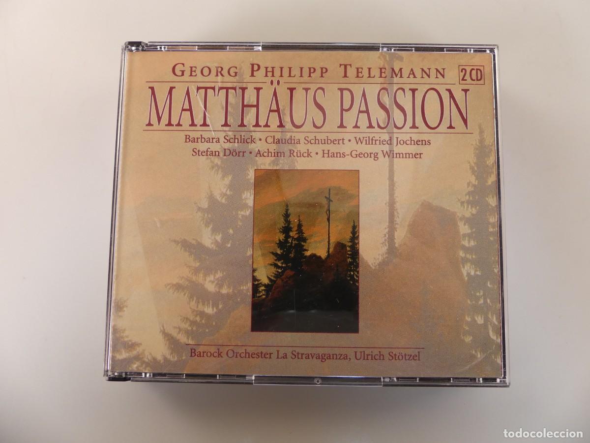 Music CDs: BOX DE 2 CD&rsquo;S GEORG PHILIPP TELEMANN &ndash; MATTHAUS PASSION
