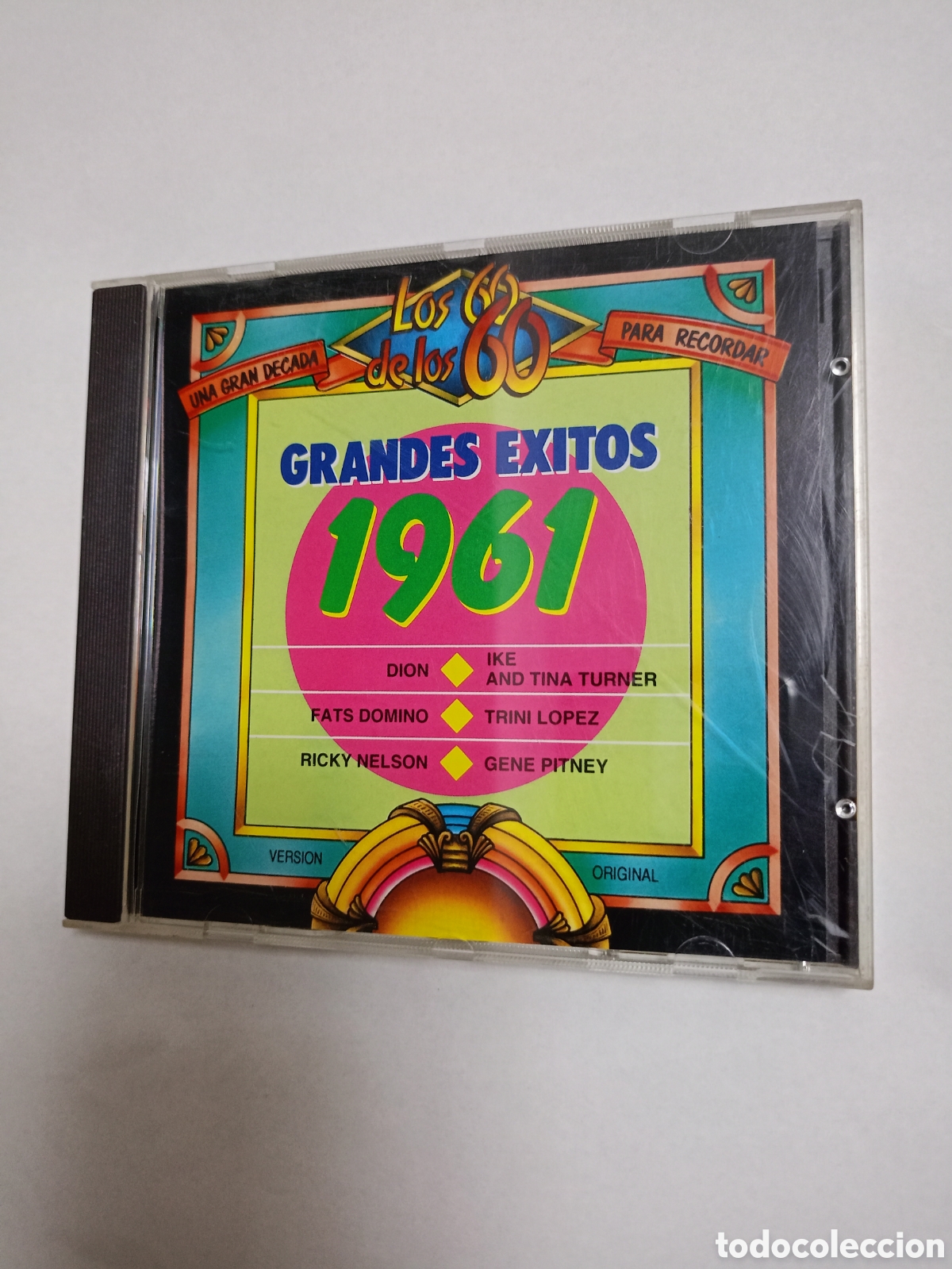 Musik-CDs: Grandes &Eacute;xitos 1961 - Los 60 de los 60 - Dion, Fats Doino, Ricky Nelson, Trini L&oacute;pez, ... - CD.