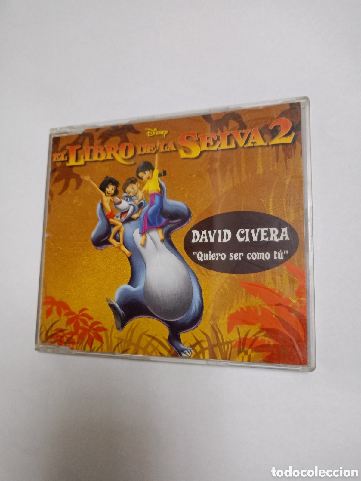 CD di Musica: DAVID CIVERA CD SINGLE PROMOCIONAL QUIERO SER COMO TU (EL LIBRO DE LA SELVA 2)