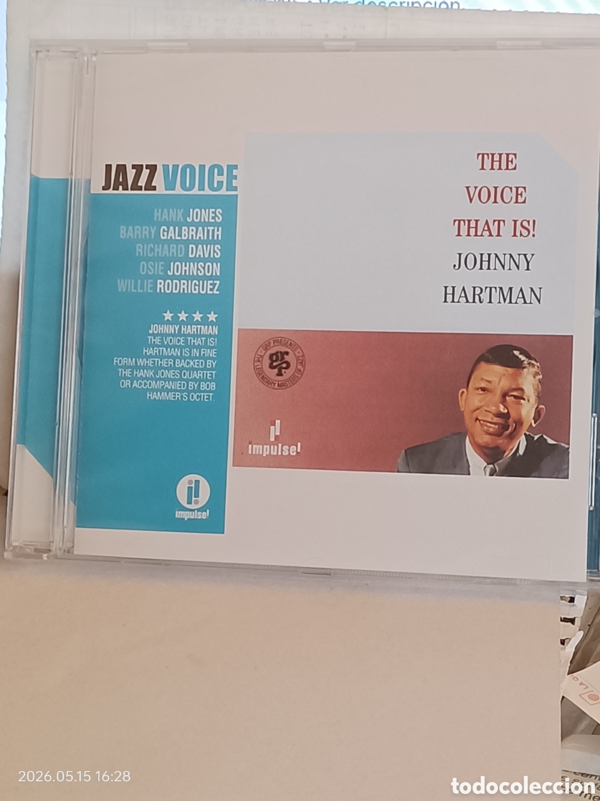 Musik-CDs: Johnny hartman the voice that is-cd jazz voice- precintado