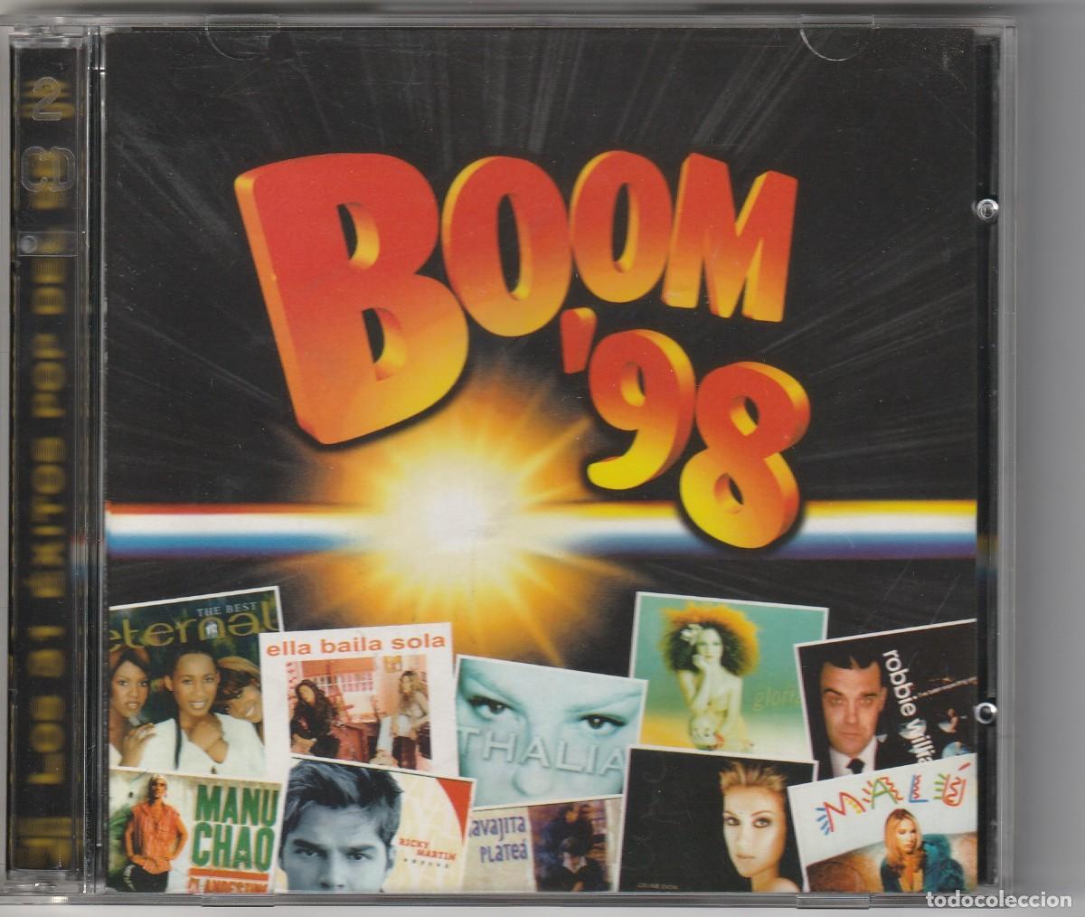 CDs de M&uacute;sica: BOOM 98 (2 X CD EMI 1998) PECOS &middot; OBK &middot; HEROES DEL SILENCIO &middot; MONICA NARANJO &middot; MARIAH CAREY &middot; THALIA