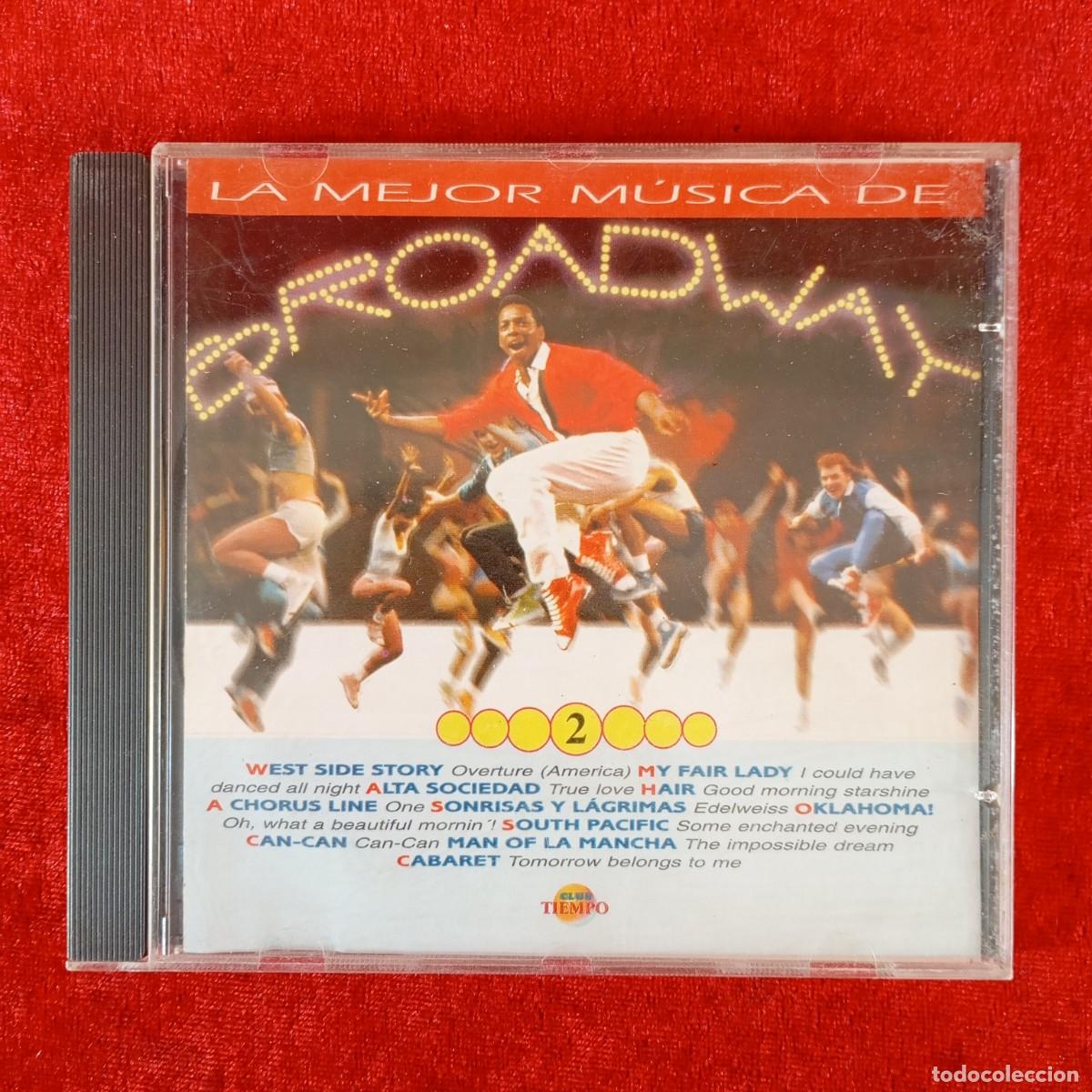 CDs de M&uacute;sica: LA MEJOR M&Uacute;SICA DE BROADWAY - 2 - WEST SIDE STORY, HAIR, CABARET, ETC - CD M&Uacute;SICA - 19042 / 3516
