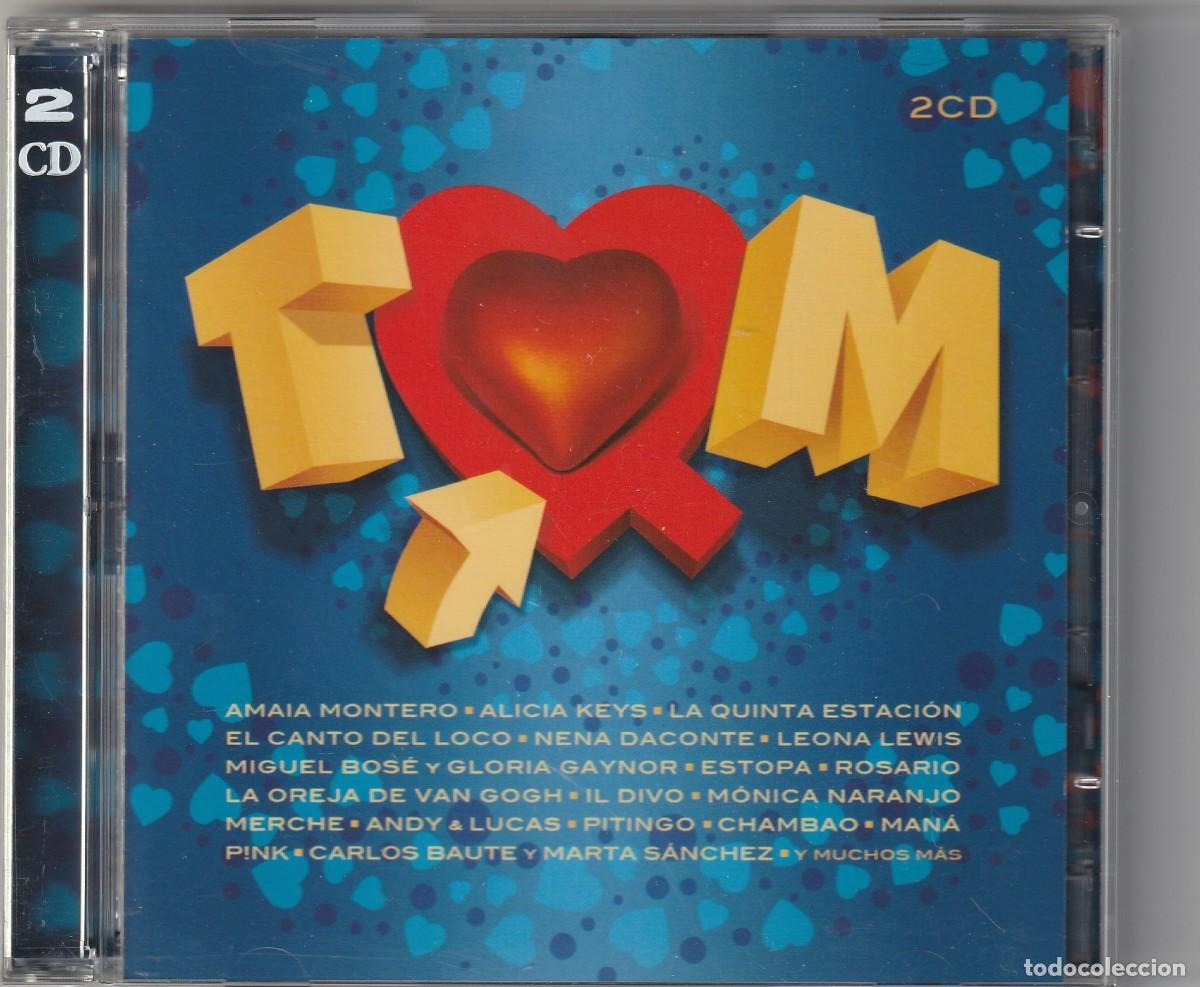 CDs de M&uacute;sica: TQM (2 X CD SONY 2009) LA OREJA DE VAN GOGH &middot; EL CANTO DEL LOCO &middot; MONICA NARANJO &middot; ESTOPA