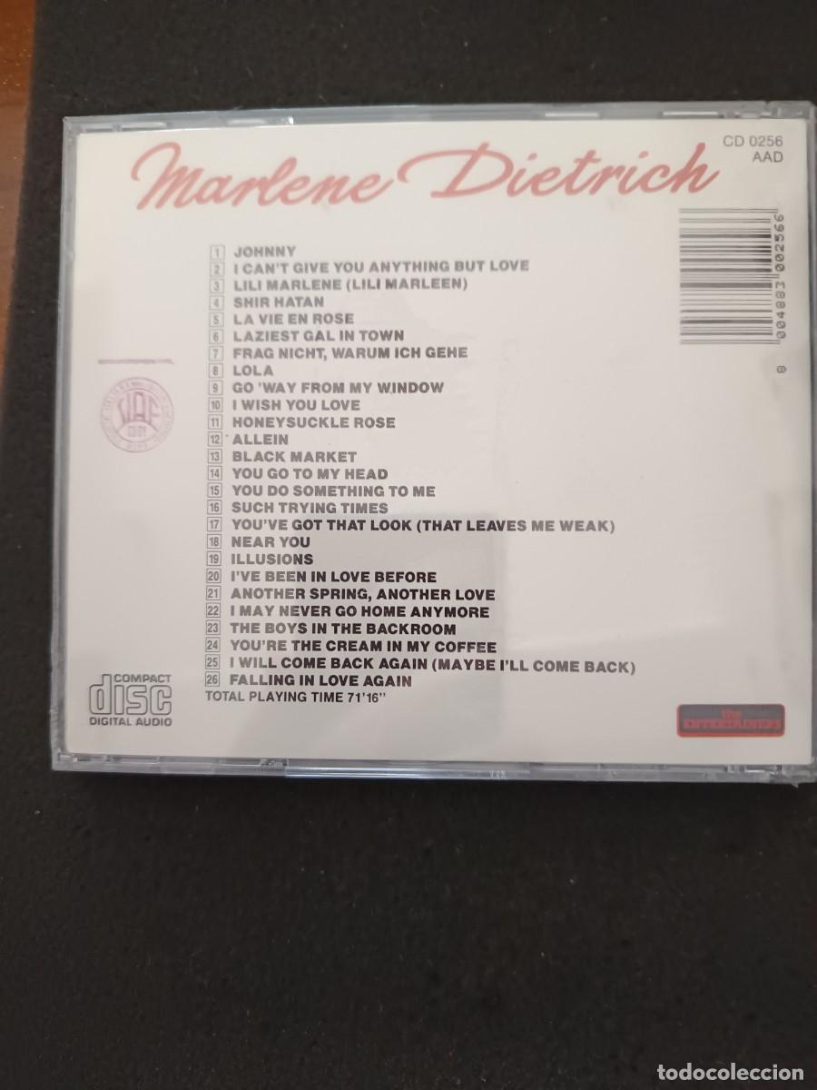 CDs de m&uacute;sica: MARLENE DIETRICH. LILI MARLENE. - Foto 2
