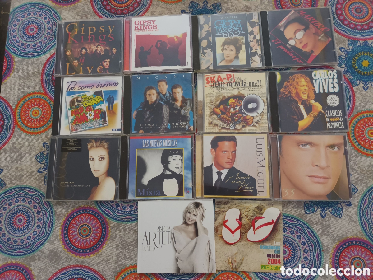 CDs de m&uacute;sica: Lote de 14 CDs de artistas variados.