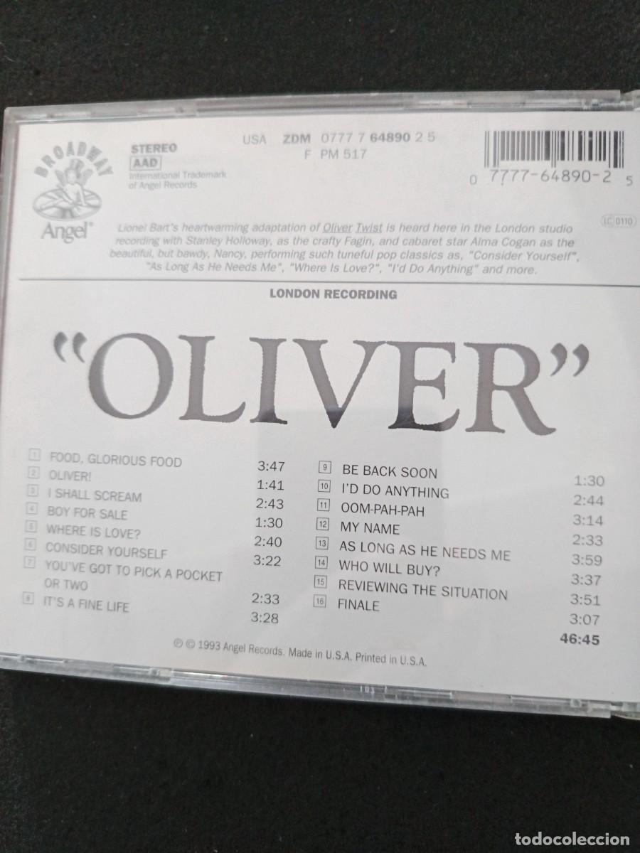 CDs de m&uacute;sica: OLIVER. BROADWAY CLASSICS. - Foto 2