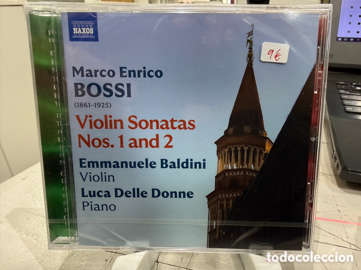 CDs de M&uacute;sica: Bossi - Emmanuele Baldini, Luca Delle Donne - Violin Sonatas Nos. 1 And 2 (CD) *Precintado*