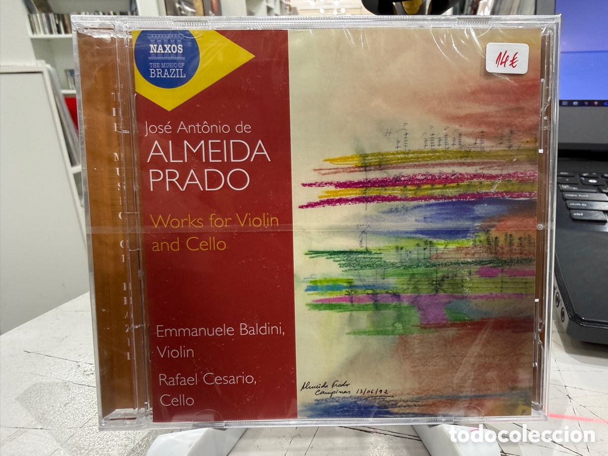 CDs de M&uacute;sica: Almeida Prado - Emmanuele Baldini, Rafael Ces&aacute;rio - Works For Violin And Cello (CD) *Precintado*