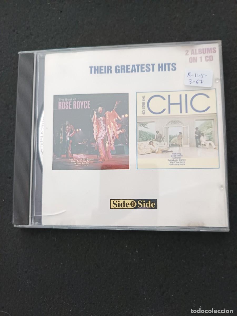 CDs de m&uacute;sica: ROSE ROYCE. CHIC. THEIR GREATEST HITS - Foto 1