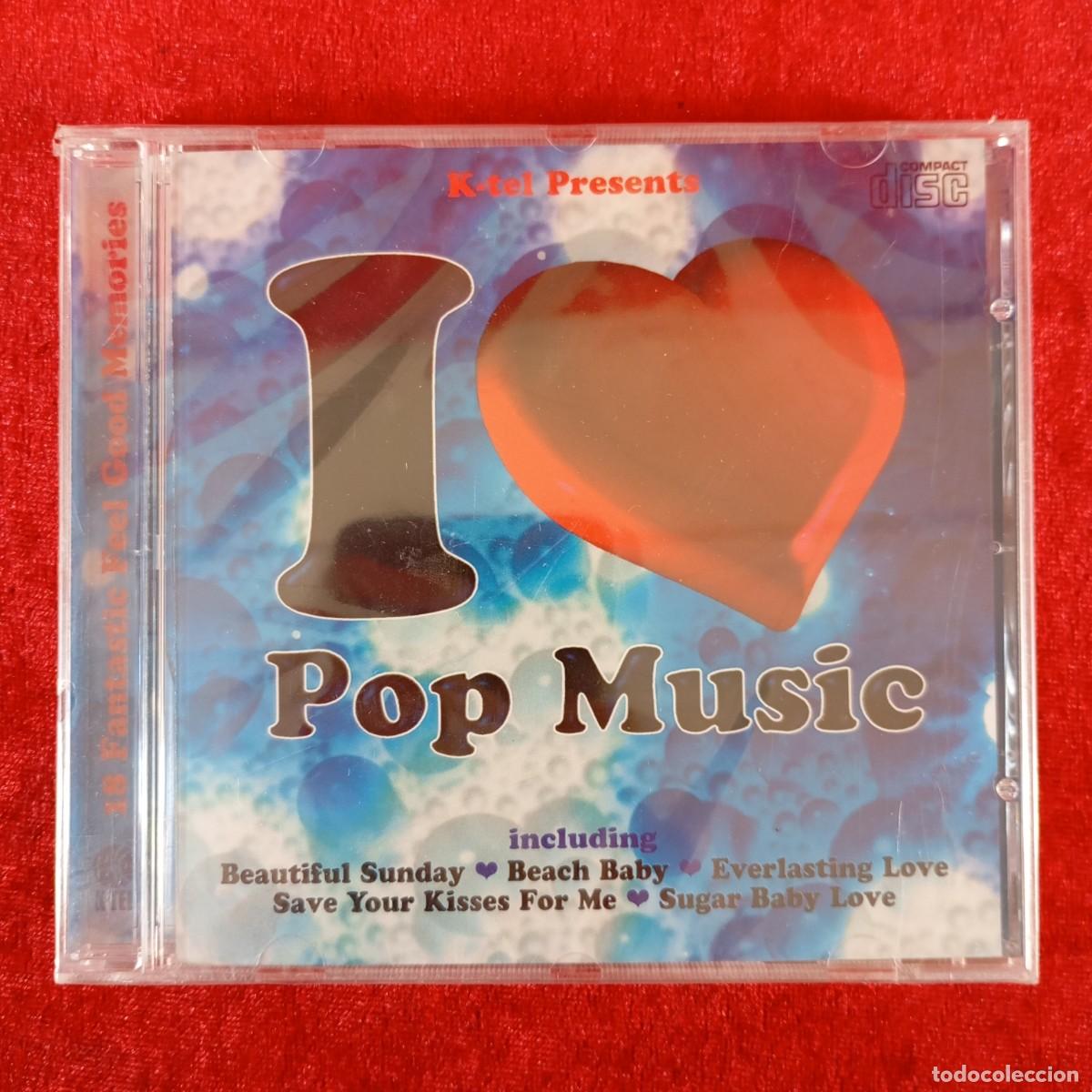 CDs de M&uacute;sica: K-TEL PRESENTS I LOVE POP MUSIC - PRECINTADO - ECD 3762 - CD - DISCO DE M&Uacute;SICA / 3534